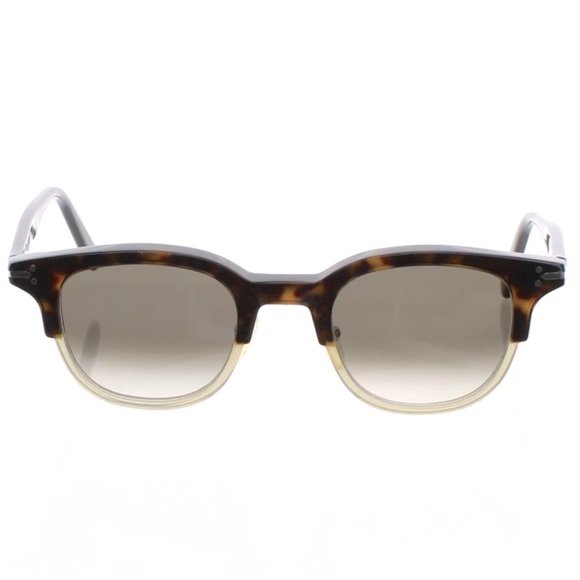 Celine Brown and Gray Sunglasses with Gradient Lenses and Two-Tone Frame - Picture 1 of 11